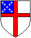 Spinning Episcopalian Shield, Large